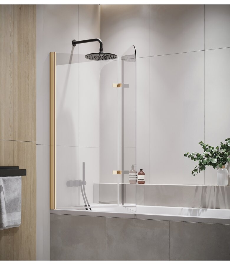 Badwand Austin 120 x 140 cm - goud - nano coating