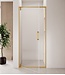 Douchewand Seattle 100 x 190 cm - goud - met nano coating