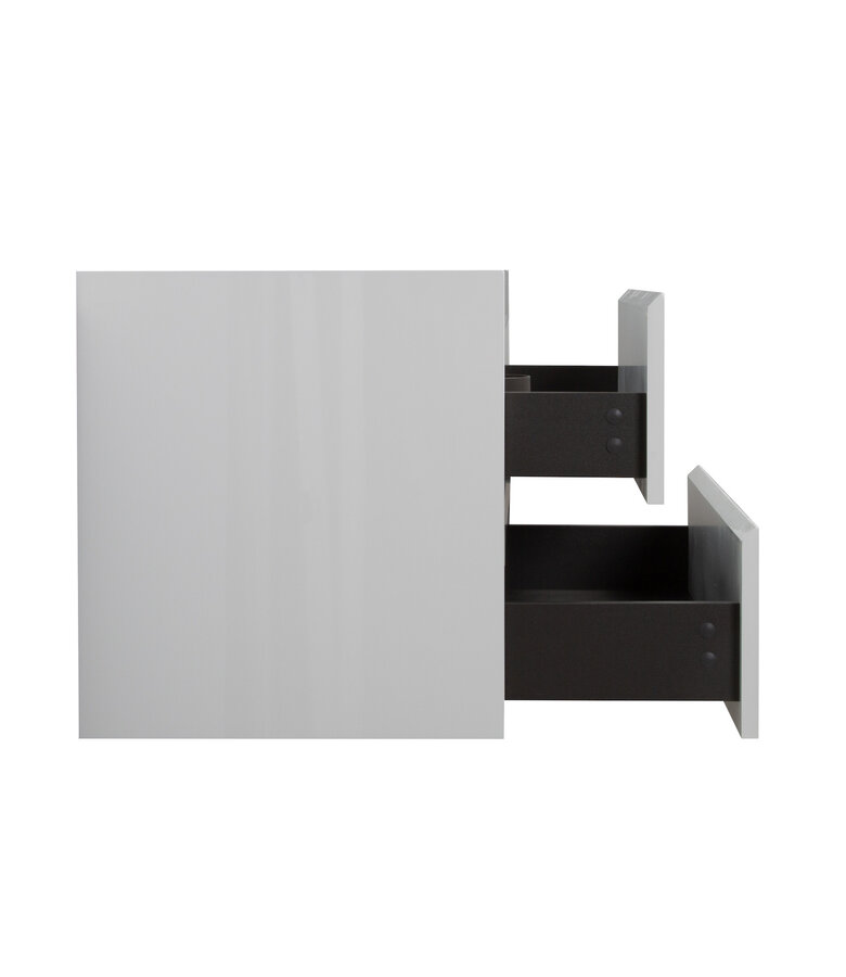 Wastafelkast Angela 80 x 48 x 50 cm - hoogglans wit