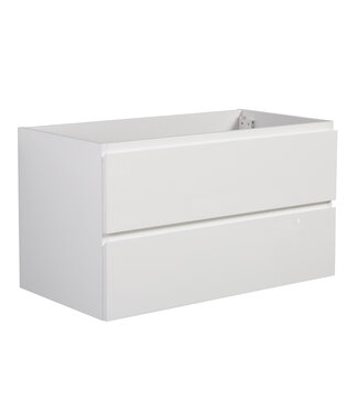 Wastafelkast Angela 90 x 48 x 50 cm - hoogglans wit