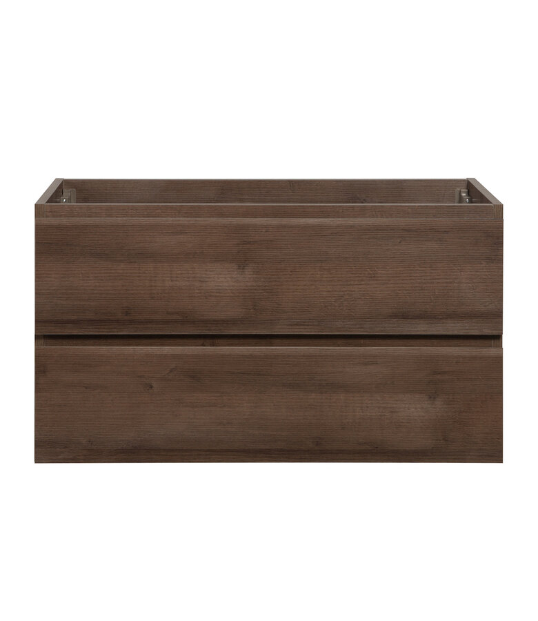 Wastafelkast Angela 100 x 48 x 50 cm - bruin eiken