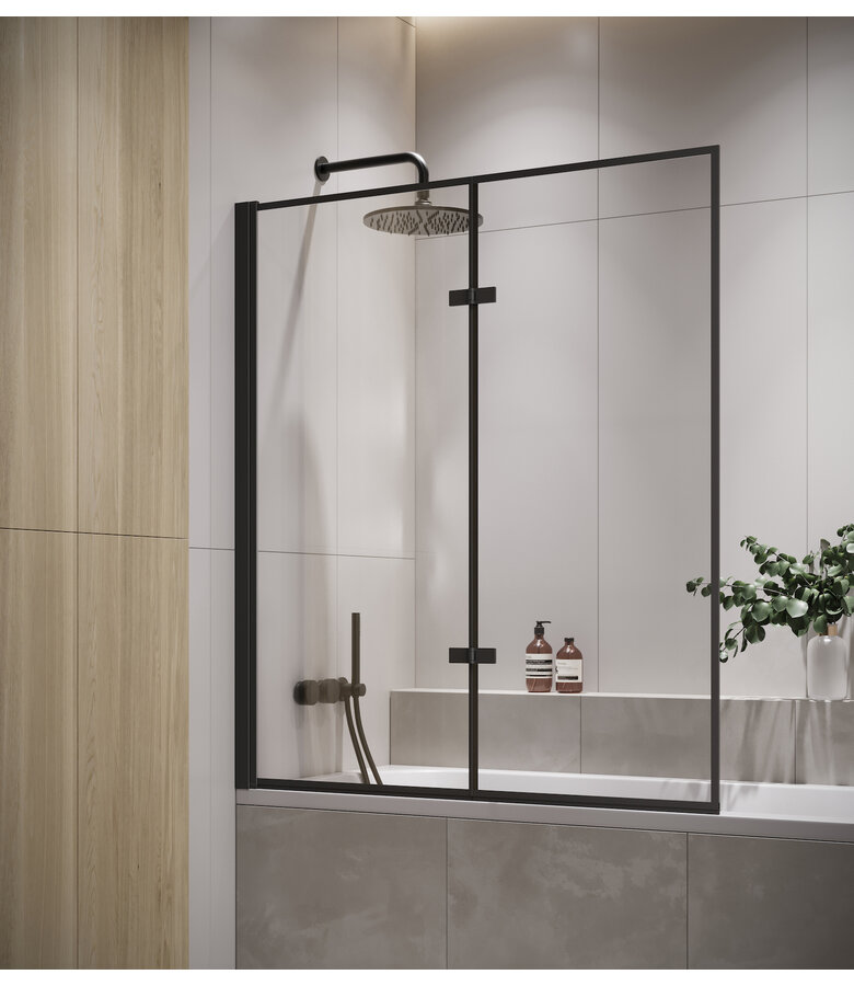 Badwand Medal 110 x 140 cm - zwart - nano coating