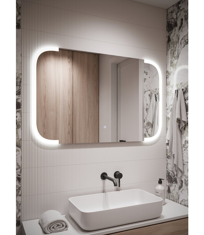 Spiegel Franca LED - 80 x 60 cm