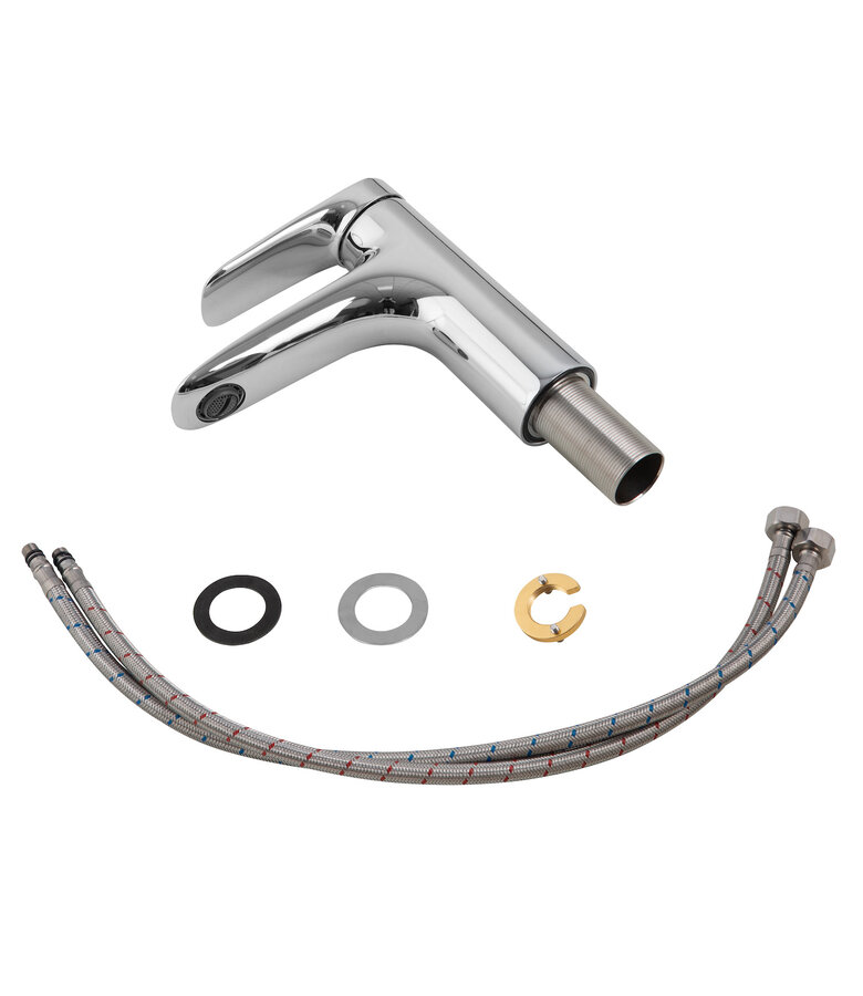 Wastafelkraan Valley - chroom