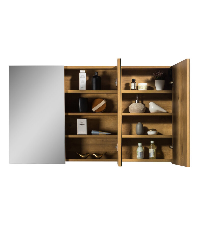 Spiegelkast Cuba 120 x 16 x 70 cm - eiken