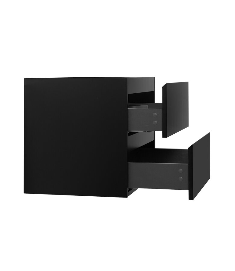 Wastafelkast Angela 60 x 48 x 50 cm - mat zwart