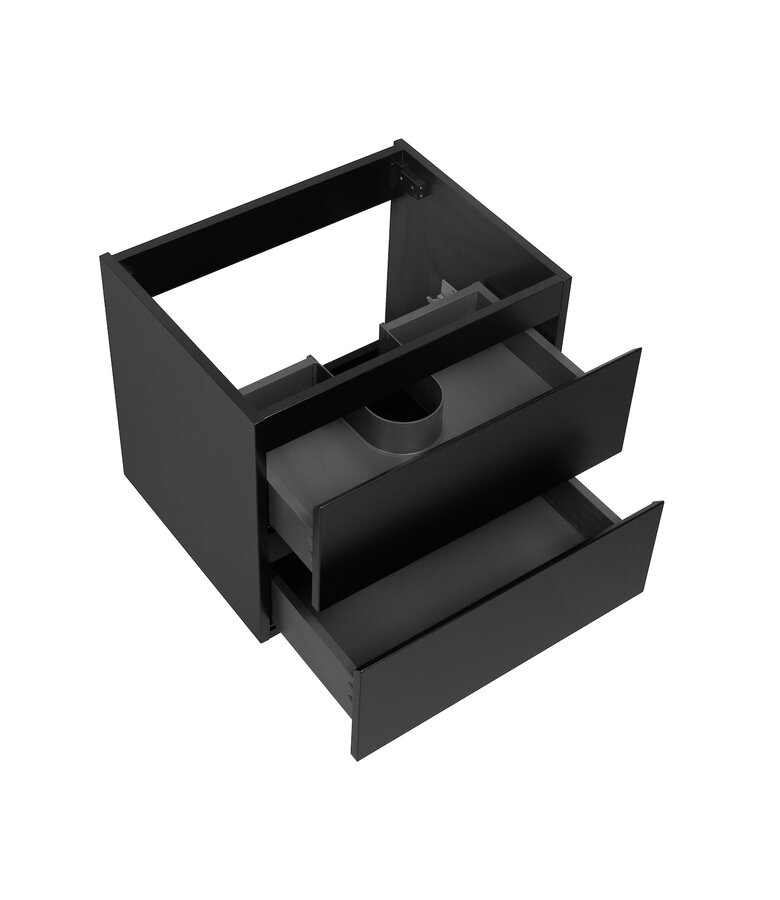 Wastafelkast Angela 60 x 48 x 50 cm - mat zwart