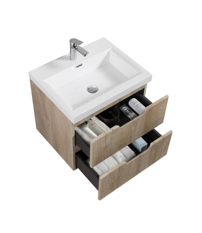 Badkamermeubel Thermis 60cm - licht eiken