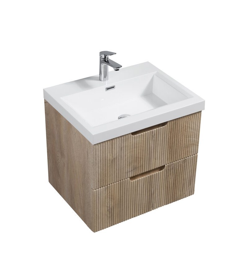 Badkamermeubel Thermis 60cm - licht eiken