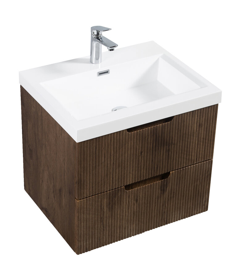 Badkamermeubel Thermis 60cm - walnoot bruin