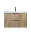 Badkamermeubel Thermis 80cm - licht eiken