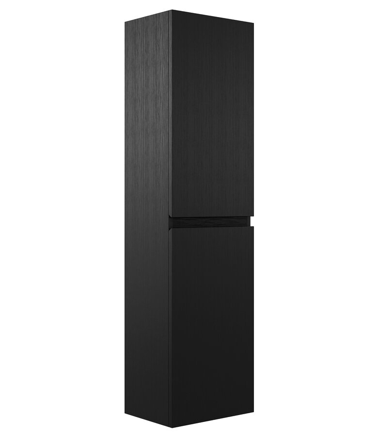 Badkamerkast Angela 40 x 35 x 170 cm - zwart houtnerf