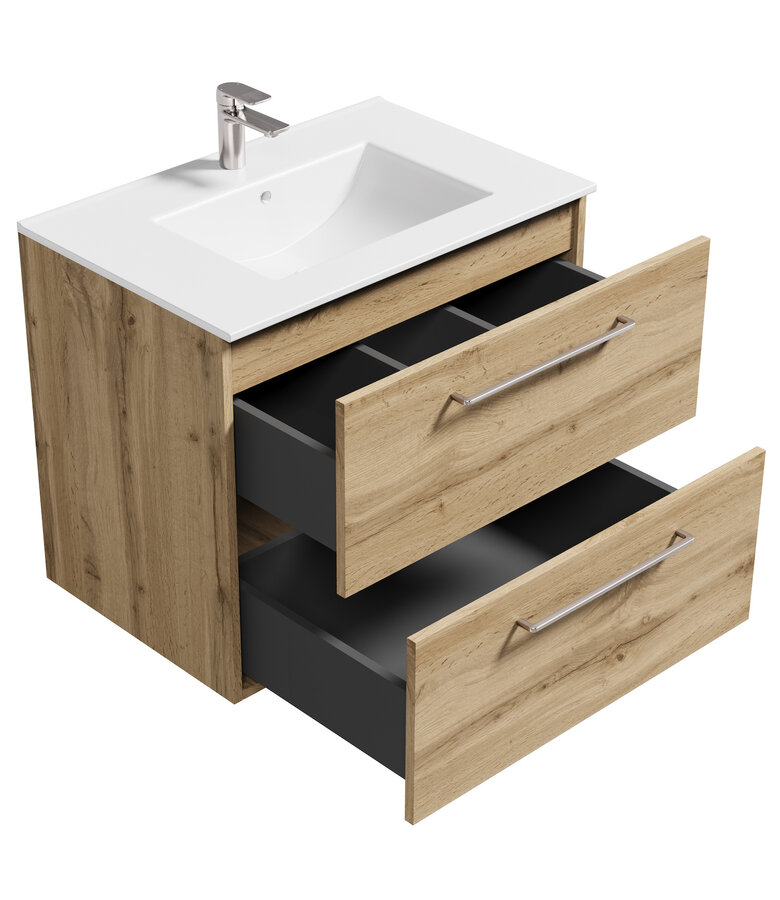 Badkamermeubel Lana 60cm - eiken