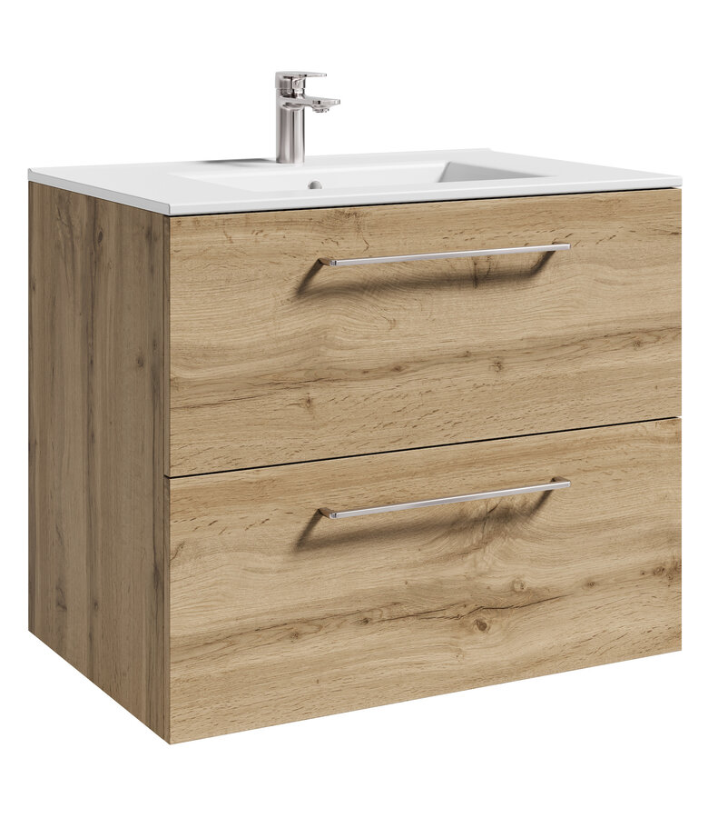 Badkamermeubel Lana 80cm - eiken