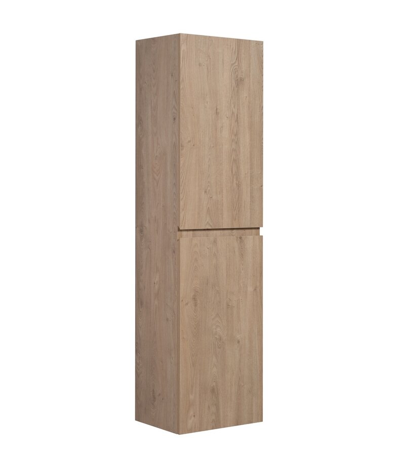 Badkamerkast Angela 40 x 35 x 170 cm - kastanje eiken