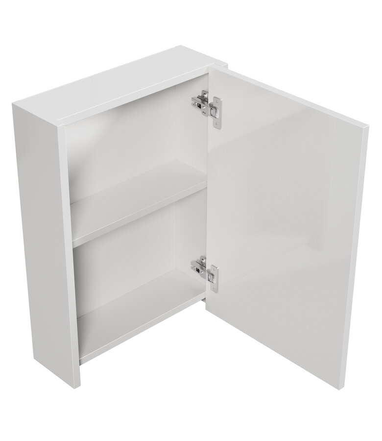 Spiegelkast Cuba 40 x 13 x 55 cm - hoogglans wit