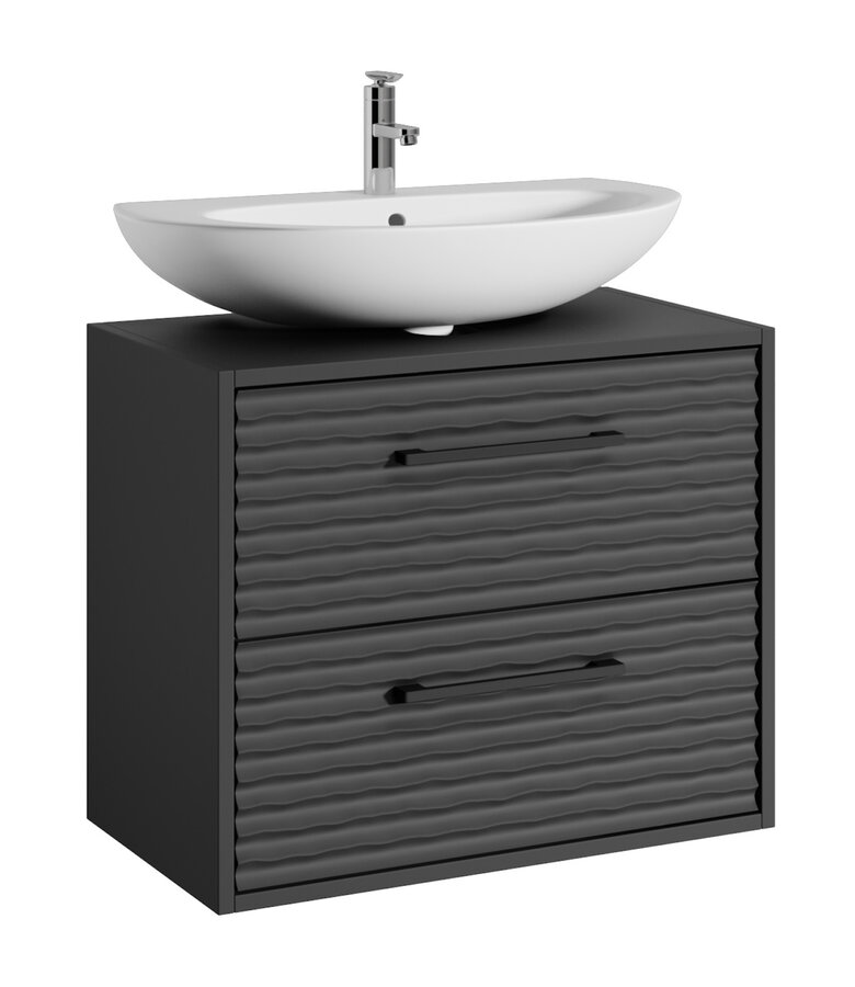 Wastafelkast Etna 60 x 35 x 50 cm - mat zwart