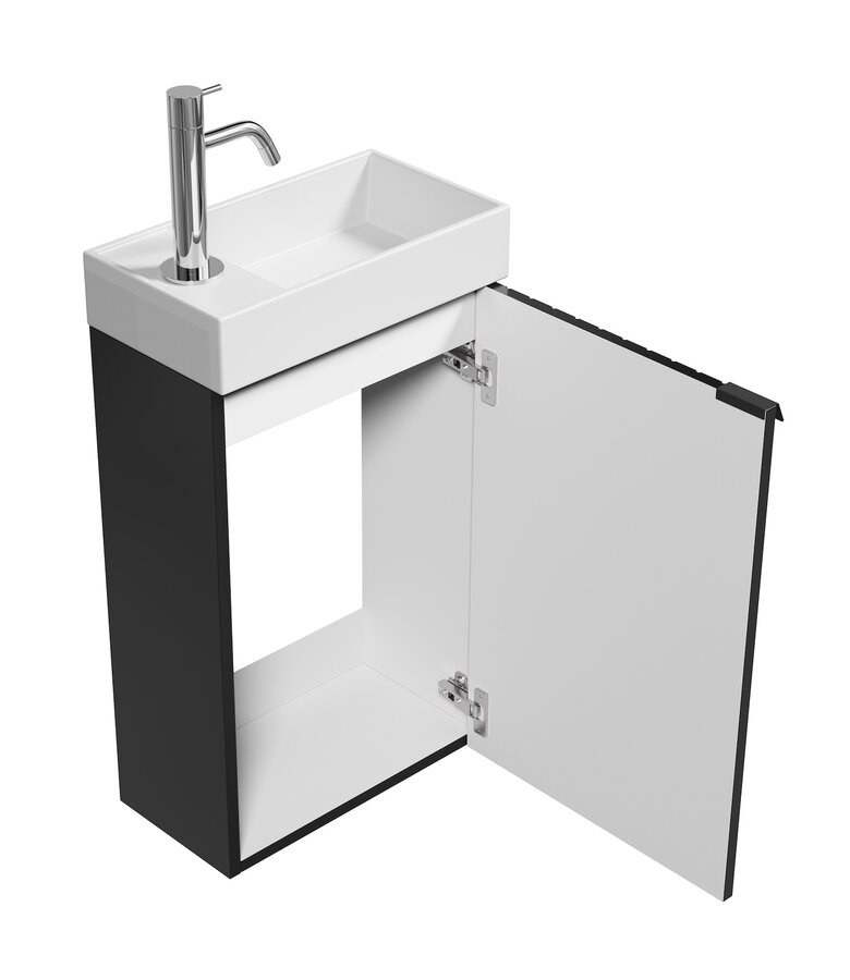 Toiletmeubel Bosco 40cm - mat zwart