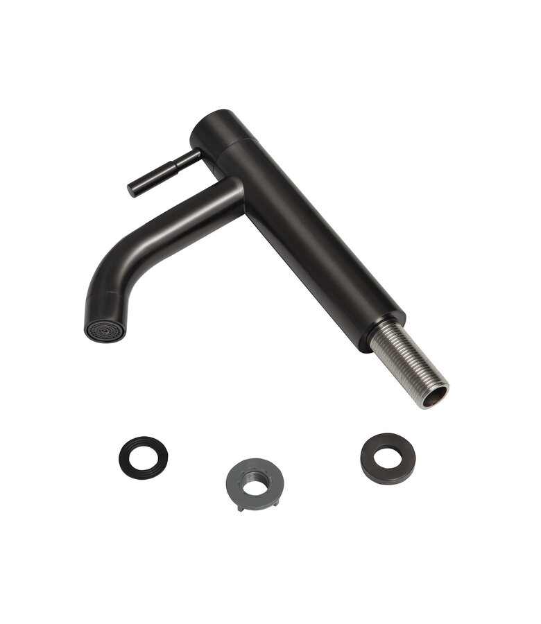 Fonteinkraan Fox - grijs - koud water kraan