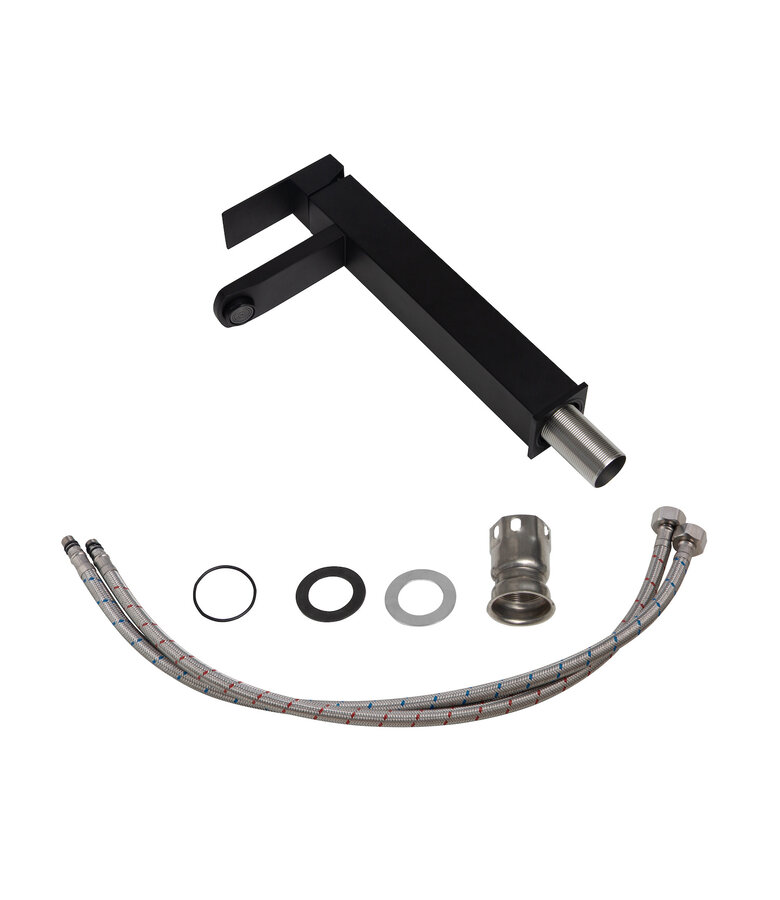 Wastafelkraan Pasco XL - mat zwart