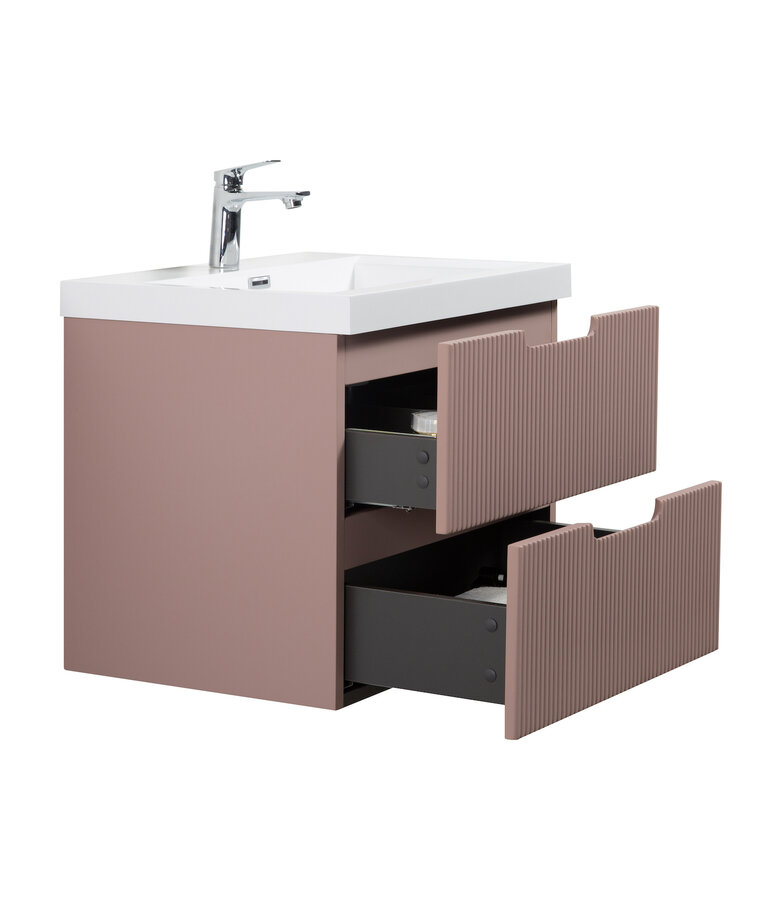 Badkamermeubel Thermis 60cm - mat roze