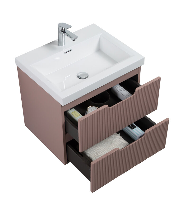 Badkamermeubel Thermis 60cm - mat roze