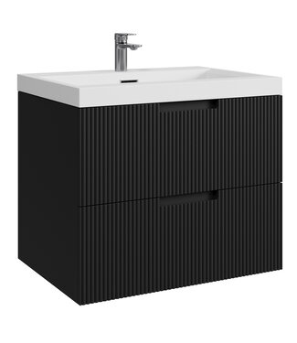 Badkamermeubel Thermis 60cm - mat zwart