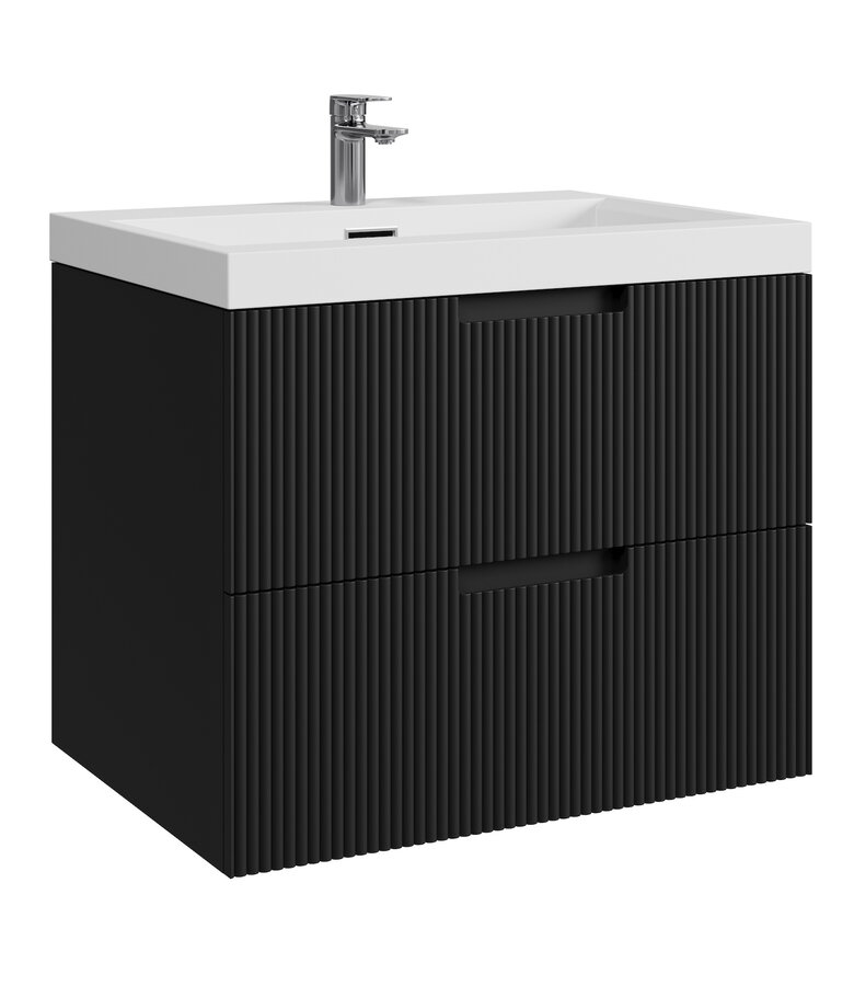 Badkamermeubel Thermis 60cm - mat zwart