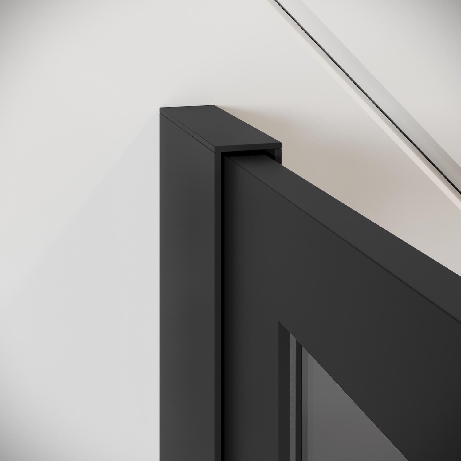 Duschabtrennung Duschwand für Walk-in Dusche 80 cm 8 mm NANO Glas H.20