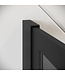 Douchewand Essos 100 x 200 cm - zwart - rookglas - inloopdouche 8mm