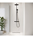Douchewand Florida 40 x 200 cm - zwart - inloopdouche 8mm