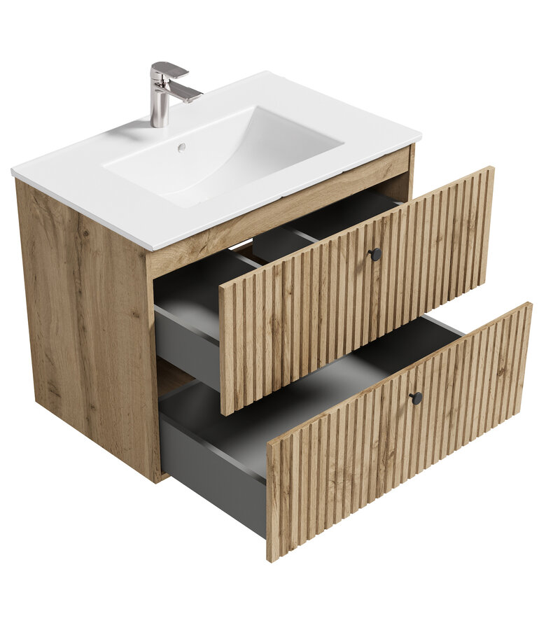 Badkamermeubel Saros 80cm - eiken