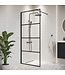 Douchewand Essos 50 x 200 cm - zwart - inloopdouche 8mm