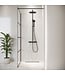 Douchewand Essos 70 x 200 cm - zwart - inloopdouche 8mm