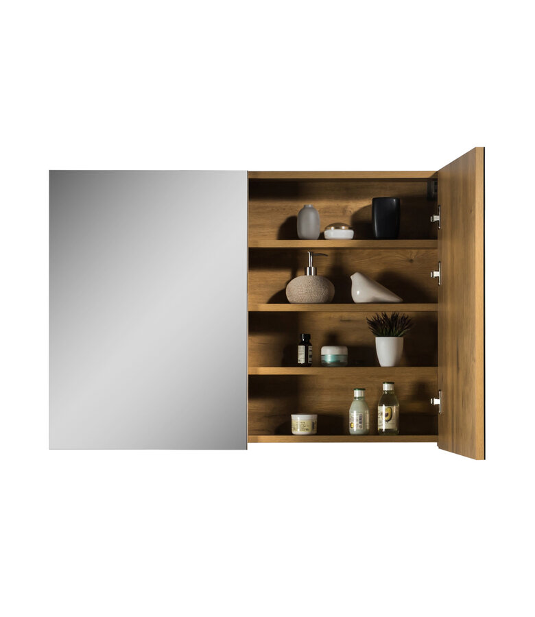 Spiegelkast Cuba 100 x 16 x 72 cm - eiken