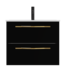 Badkamermeubel Reno 60cm - hoogglans zwart