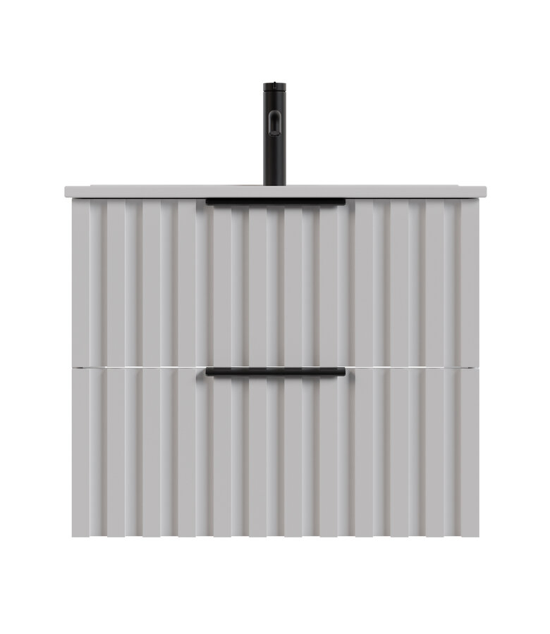 Badkamermeubel Fraser 60cm - wit - 2 lades