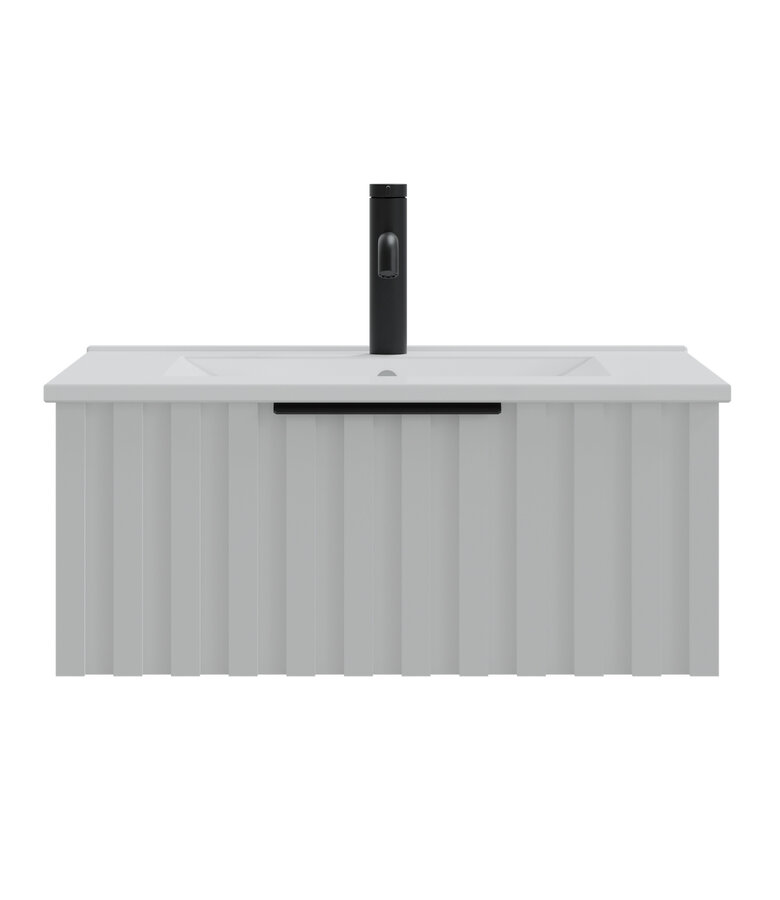 Badkamermeubel Fraser 60cm - wit - 1 lade