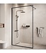 Douchewand Georgia 120 x 200 cm - zwart - inloopdouche 8mm