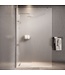 Douchewand Florida 100 x 200 cm - chroom - melkglas