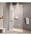 Douchewand Florida 100 x 200 cm - chroom - melkglas