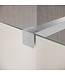 Douchewand Florida 50 x 200 cm - chroom - melkglas