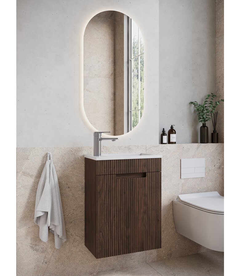 Toiletmeubel Thermis 40cm - walnoot bruin