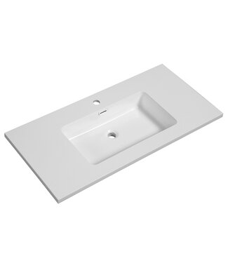 Wastafel Angela 100cm - wit