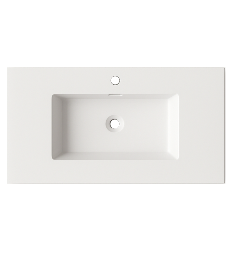 Wastafel Angela 100cm - wit