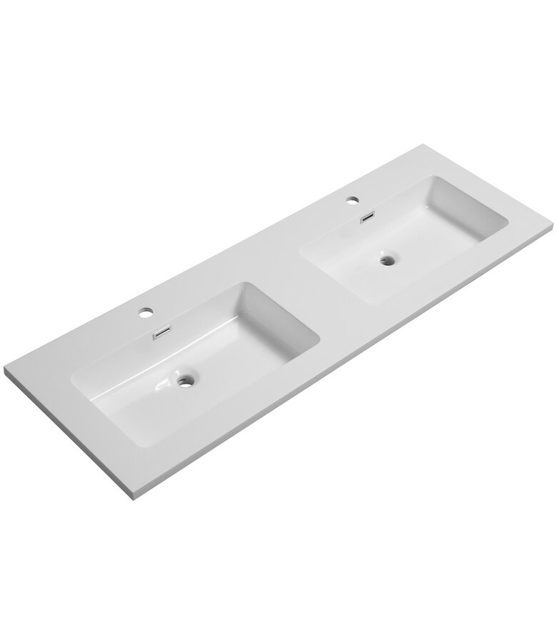 Wastafel Angela 140cm - wit
