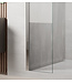 Douchewand Florida 30 x 200 cm - chroom - half melkglas