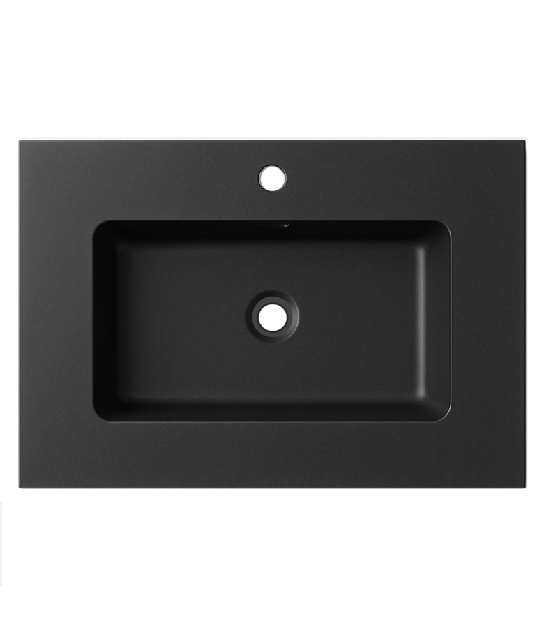 Wastafel Angela 80cm - zwart