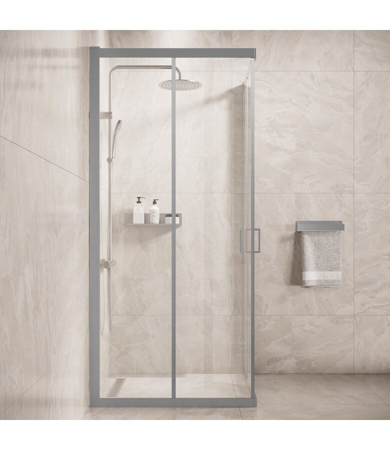 Douchecabine Dakota 90 x 90 x 190 cm - chroom - nano coating