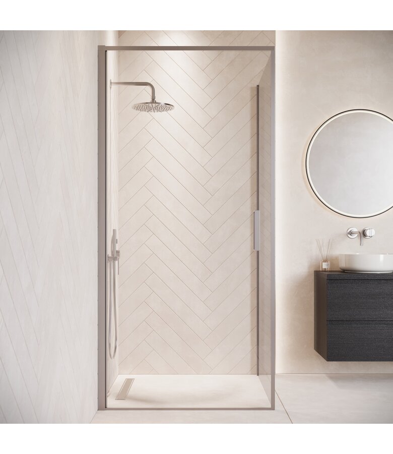 Douchecabine Alava 80 x 80 x 190 cm - chroom - nano coating